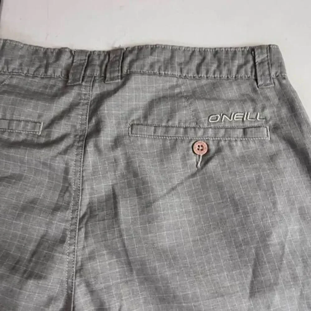 O'Neill Men's Size 31 Grey Plaid Shorts